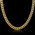 Hiphop Heavy Cuban Link Chains Necklaces Male Gold Color Stainless Steel Long Neck Necklace For Men Women Jewelry 2023 Collares