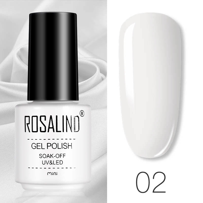 ROSALIND Gel Polish Manicure for Nails Semi Permanent Vernis top coat UV LED Gel Varnish Soak Off Nail Art Gel Nail Polish