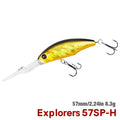 TSURINOYA 57SP Deep Dive Suspending Minnow SHAD Fishing | SAMAG