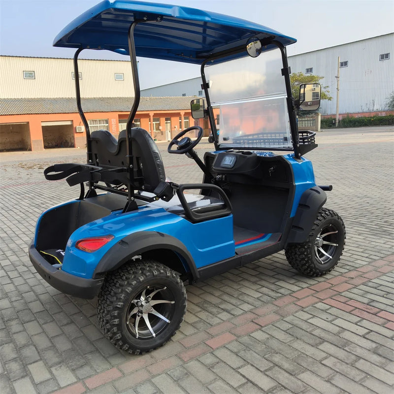 4 Wheel New Design Street Legal 4 Seater 72V Lithium Battery Golf Carts New Arrival Golf Carts 5KW AC Motor Electric Golf Carts
