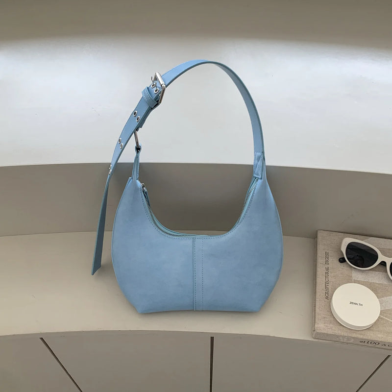 2026 New Retro Dumpling Bag Underarm Simple Design Versatile Fashion Commuter Hobo Bag for Women