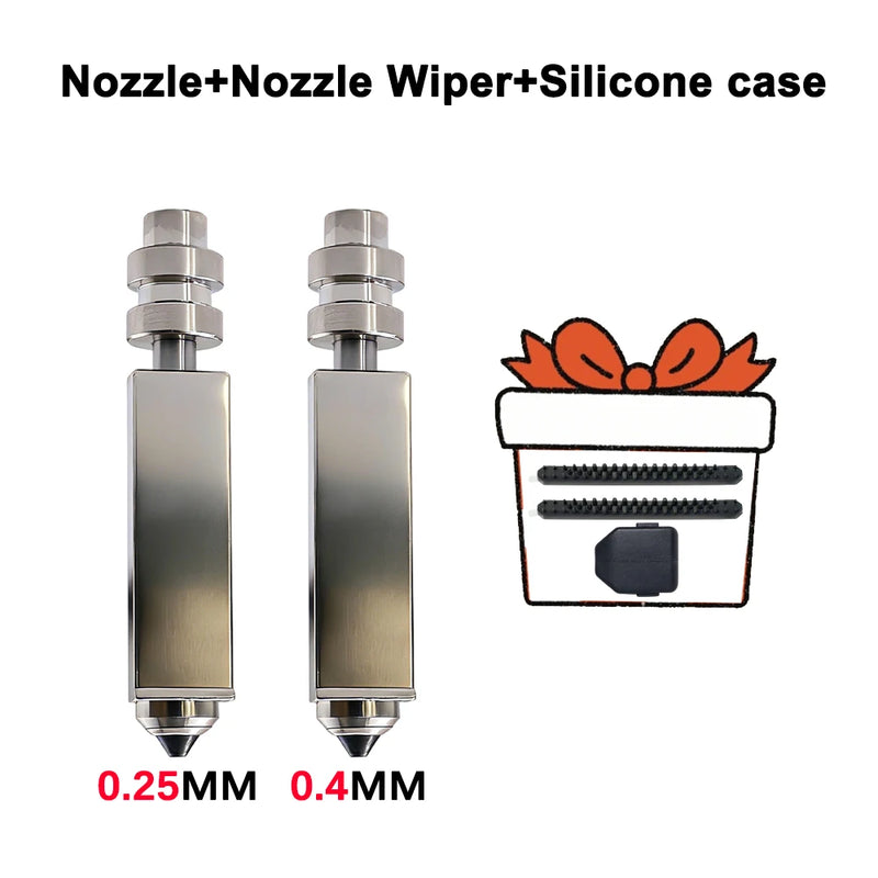 For Anycubic Kobra X Nozzle KX Bimetal 0.25/0.6/0.8/0.4mm - Visuel 10 | SAMAG
