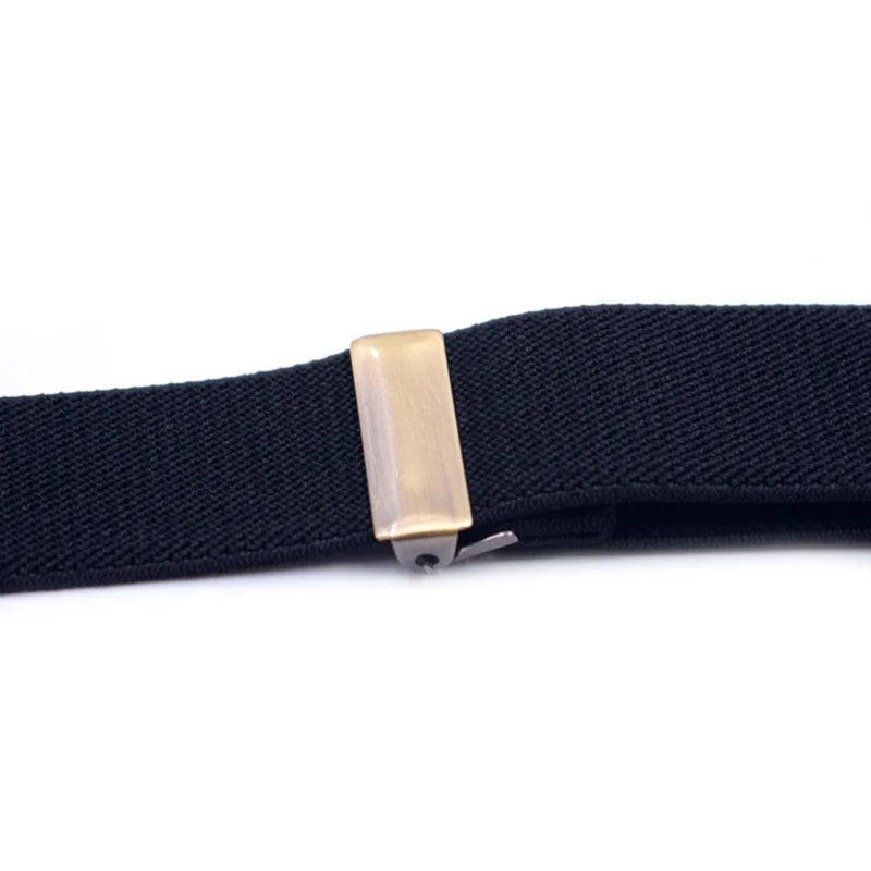 Vintage Suspenders 2.5cm Wide Y-back with 3 clips Adjustable Elastic Trouser Braces Suspender Belt for Women Fashion Accessories