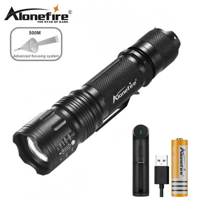 AloneFire TK105 high power led flashlight XP - L V6 | SAMAG