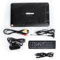 LEADSTAR D9 9 inch Portable TV DVB-T2 ATSC ISDB-T tdt DTT Digital and Analog mini small Car Television Support TF MP4 H.265 AC3