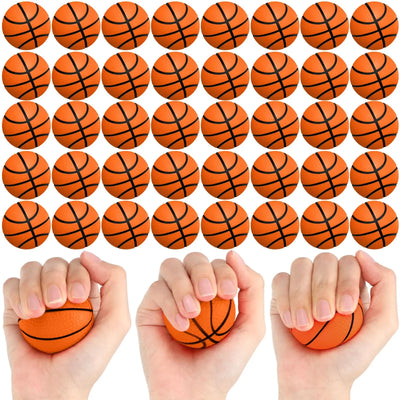 40 - 10 Packs Mini Basketball Stress Balls Foam Small Party | SAMAG