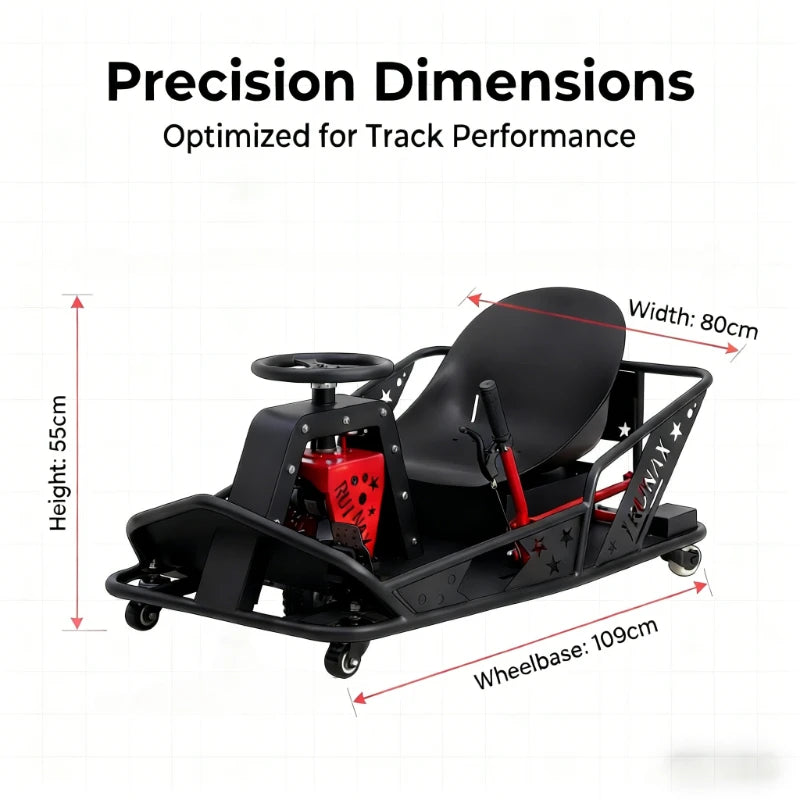 Hot Item Adult Electric Drift Kart High Power Super Fast Off Road Non Fuel Electric Go Kart Crazy Cart Style For Outdoor Racing