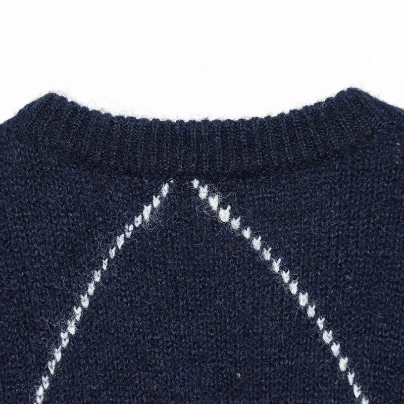 Women Fashion Argyle Sweater Women Female Lazy Style Pullover Female Spring Casual Long Sleeve Diamond Pattern Knit Sweater