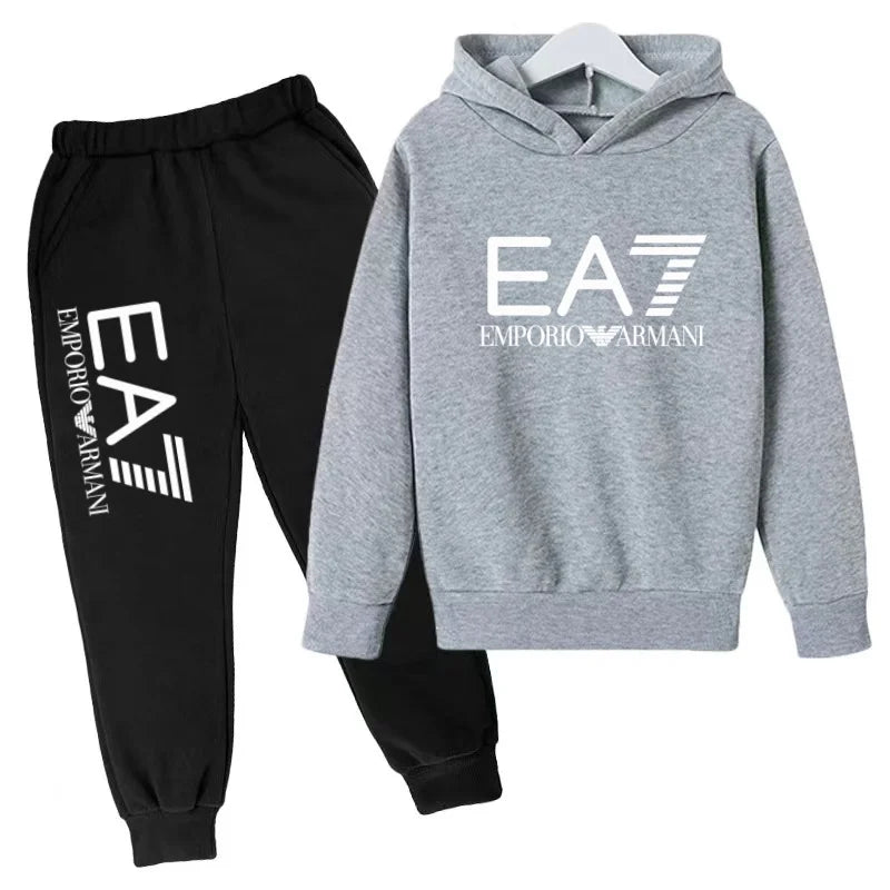 Kids Autumn Winter Hoodie Boy Girl 3-12Yrs Letter Print | SAMAG