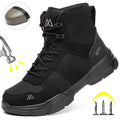 Lightweight Indestructible Steel Toe Safety Work Shoes Puncture Resistant Non Slip Tactical Work Sneakers for Men Women