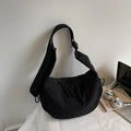 New Women Texture and Versatile Hobo Bags Large Capacity Crossbody Bags Fashion Casual Simple Storage Bags for College Students