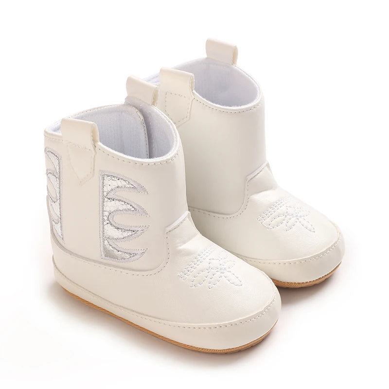 0-18M Infant Baby Autumn Winter Short Boots Soft Cotton Material Rubber Sole Warm Casual Walking Boots