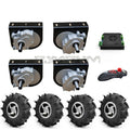 4WD 1000W Electric Four Drive kit 4.10-4 Off-road Tires 10 Inch Wheel Hub Cart 250W Motor With Wireless Remote Control
