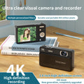 4K CCD Retro Digital Camera Portable Camera 13 Million Pixels Auto Focus Entry-level Camera Dual Camera Flash Student CCD