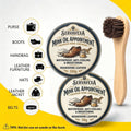 Premium Mink Oil Leather Conditioner & Waterproof Shoe Polish Kit with Brush | Deep Nourishing Care for Boots and Bags