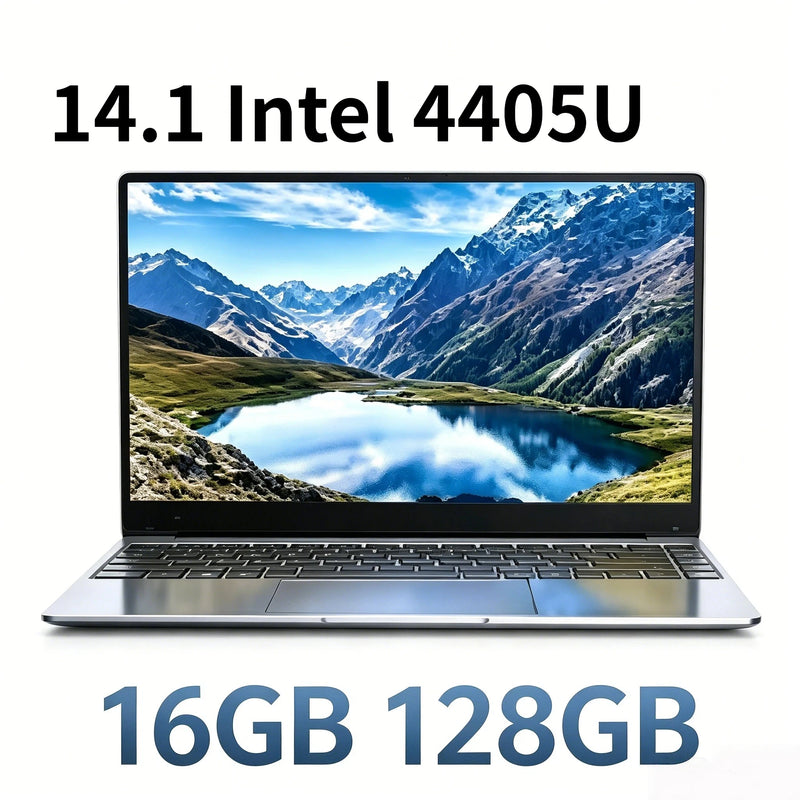 Intel Pentium 4405U 14.1 Inch Laptop 2C4T 2.1GHz 16GB DDR4 2TB SSD 1920x1080 Gaming Office Study Pro Unit