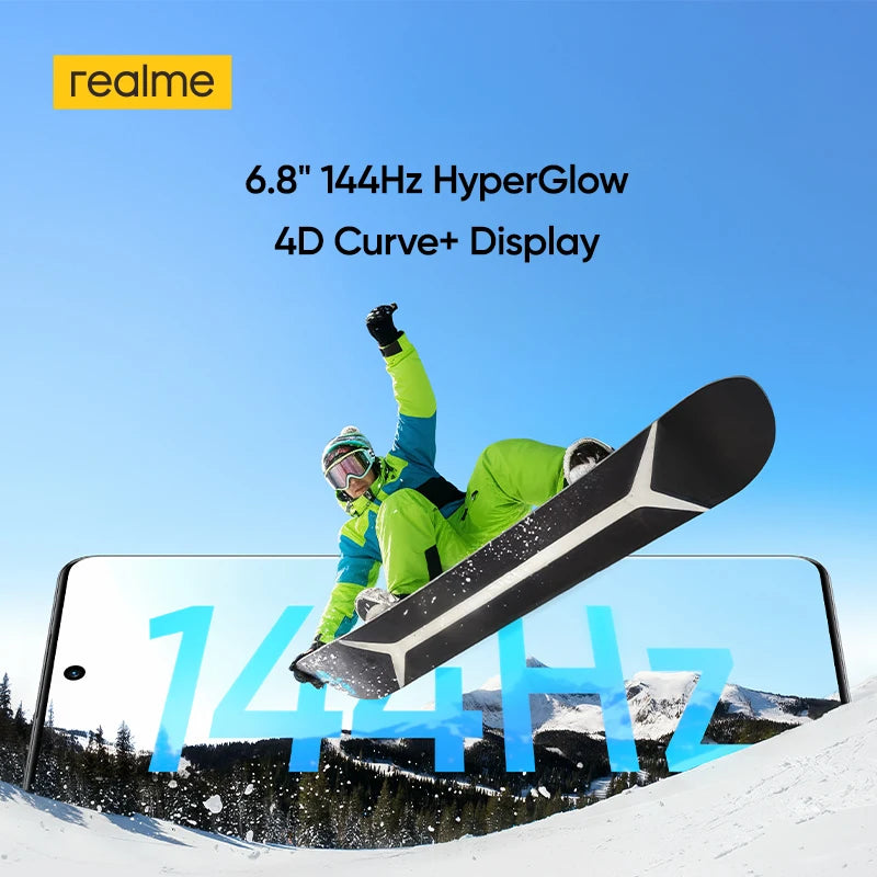 [World Premiere] realme P4 Power 5G Smartphone 10001mAh Battery 80W Charge 50MP Sony OIS Camera 6.8" 144Hz Curved Display NFC