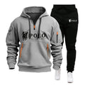 Autumn and Winter Men's casual set, a fashionable outdoor hiking windproof and warm hoodie and pants 2 - View 3 | SAMAG