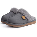Comwarm Winter Fluffy Fur Slippers for Women Warm New Home Slippers Faux Fur House Mules Shoes Indoor Bedroom Comfy Fuzzy Slides