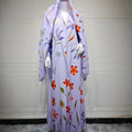 Eid Scarf Abaya Women Elegant Muslim Jalabiya Long | SAMAG