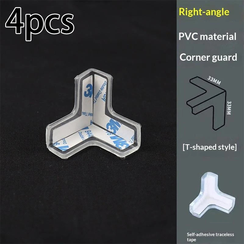 ⚑4Pcs Children Baby Safety Silicone Protector Table Corner Edge Protection Cover Children Anti Collision Edge Guards
