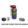 WD40 Smart Straw Spray Diversion Safe Stash Can with Hidden Compartment for Keys, Cash and Valuables (8 oz - View 2 | SAMAG