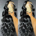 13x6 Lace Front Wigs Human Hair 250 Density Hd Body Wave Lace Frontal Human Hair Wigs For Women Glueless Pre Plucked Black Wig