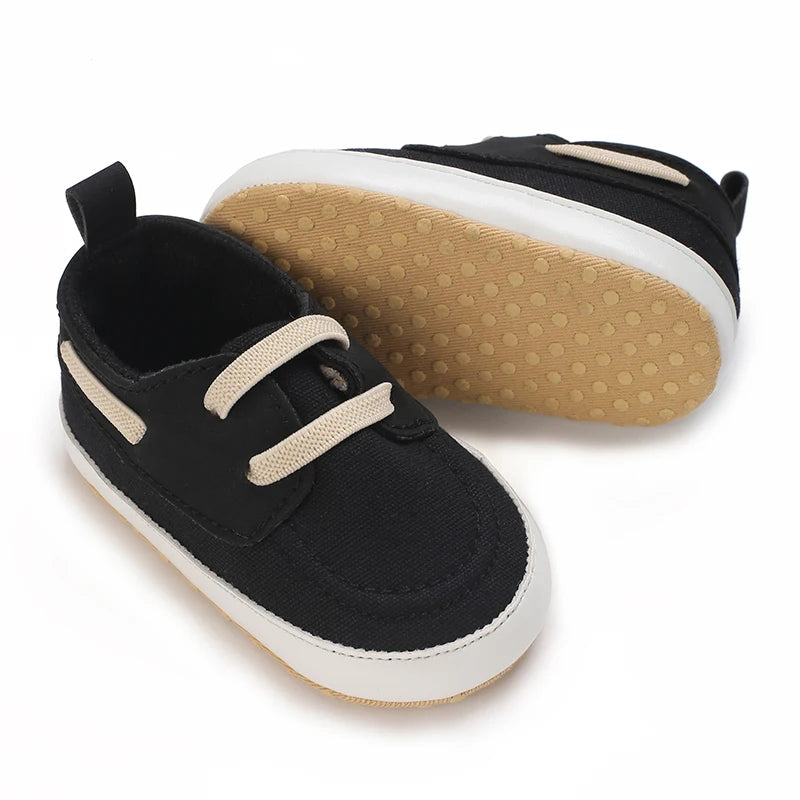 0-18M Classic Fashion Infant Casual Sneakers Soft Sole Baptism Comfortable First Walking Shoes For Baby Boys Girls