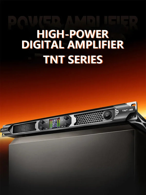 FUHAM TNT-2S/4S Class D Digital Power Amplifier 2200W 8Ω 2/4 Channel Professional Audio DJ Stage Subwoofer Line Array Speaker Am