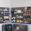 Gaming Gear Pegboard: Wall-Mounted, No-Punch, Study/Gaming Room – Figure Storage & Decor. Abundant Parts, Free Mix