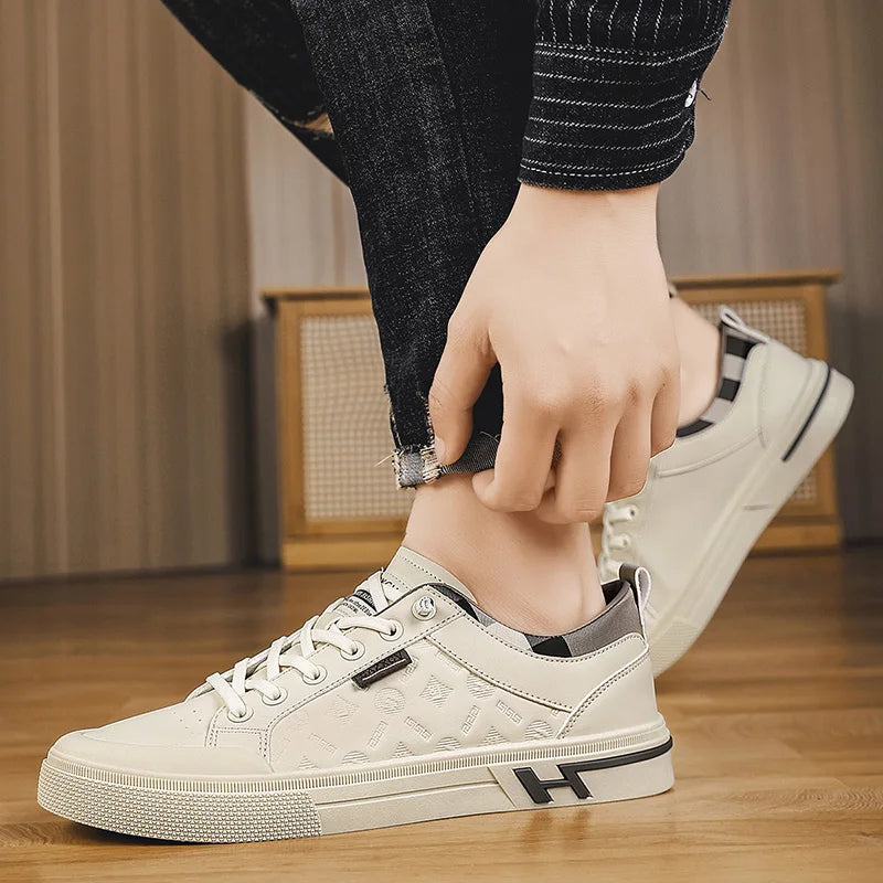 White Casual Sneakers Men Skateboard Shoes Classic - View 5 | SAMAG