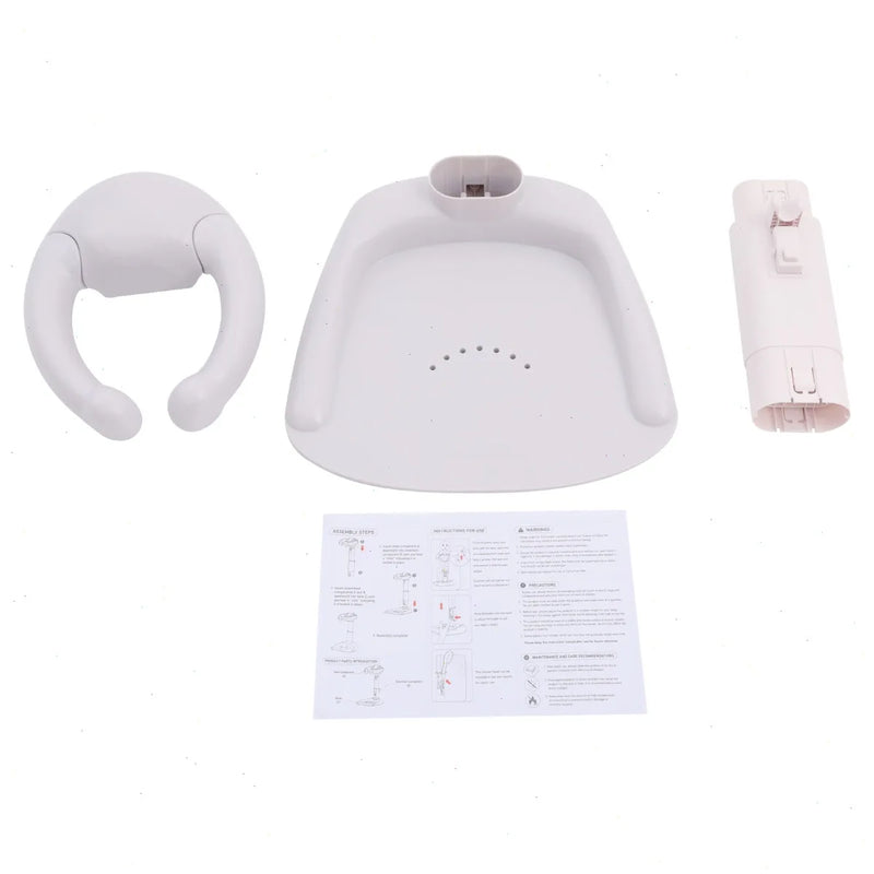 Baby Bathing Stand, Baby Bath Tub, Toddler Bath Seat, Adjustable Shower Tower with Anti-Pinch Design, Non-Slip Base, Shower Head Holder, Ergonomic Support for Infant 6-36 Months