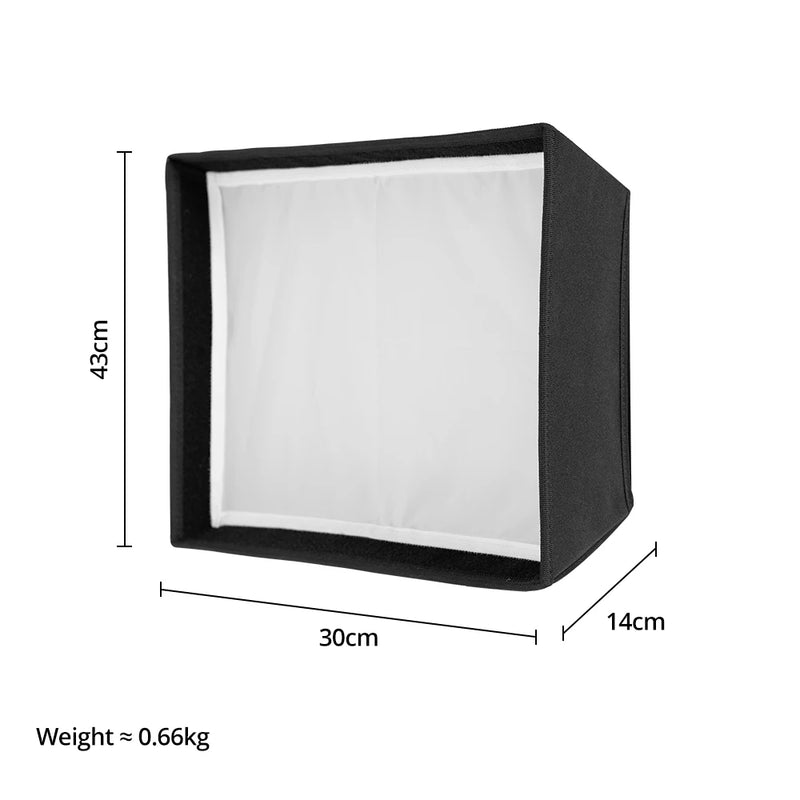 AMBITFUL LED Video Soft Light Diffuser Honeycomb Grid Softbox for Godox LEDP260C LED Video Light (Softbox Only) ﻿