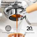 Electric Coffee Grinder&Maker Machine-20Bar Pressure, Built-in Burr Grinder, Programmable Brewing, for Espresso/Latte/Cappucino