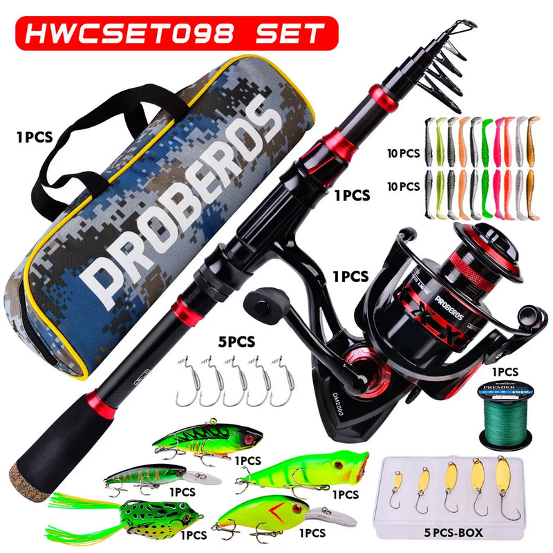 Carbon Fiber Long Casting Baitcasting Sea Rod Reel Combo | SAMAG