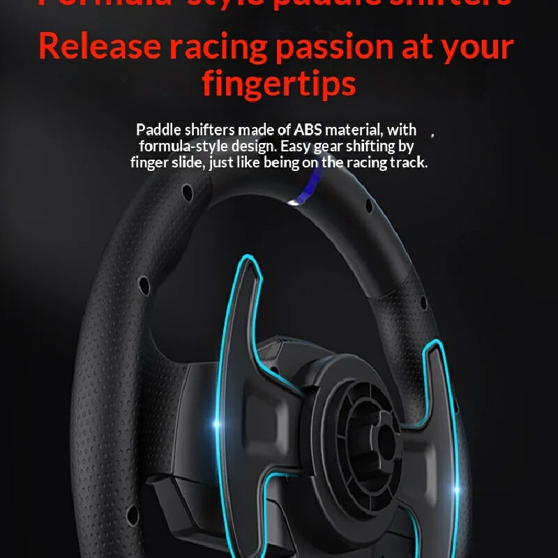PXN V900 GEN2 Gaming Steering Wheel Driving Racing Simulator 270°/900° Rotation For PC Switch PS3 PS4 Xbox One,Xbox Series X/S