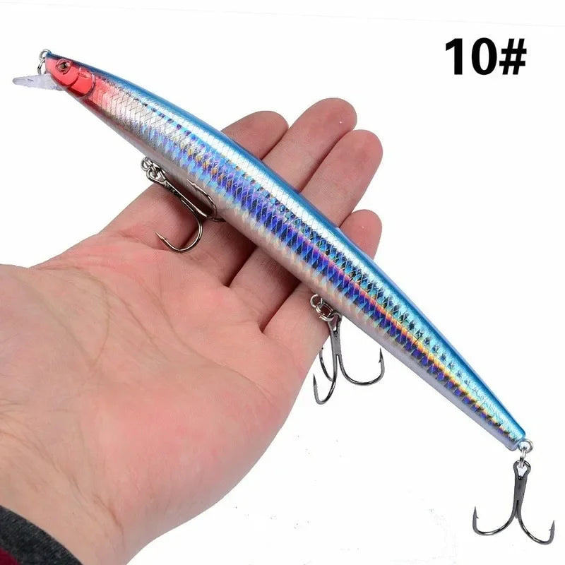 16 Colors 18cm 24g Minnow Fishing Lure Laser Crankbait | SAMAG