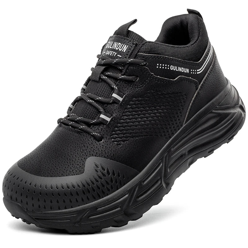Wide Toe Safety Shoes Men Women Steel Toe Work Shoes Lightweight Protective Safety Boots Security Work Sneakers Size 47 48