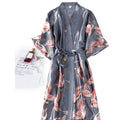 Sexy Nightwear Gown Set Women Pyjama V-Neck Pajamas Silky | SAMAG