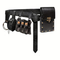 5Pcs/Set Medieval Leather Belt Waist Bag Renaissance Steampunk Vintage Waist Pack Cosplay Halloween Costume Accessories Set ﻿