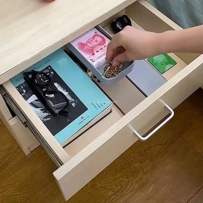 Safe Private Money Hidden Artifact Creative Stickers Table Bottom Box Anti - theft Storage | SAMAG