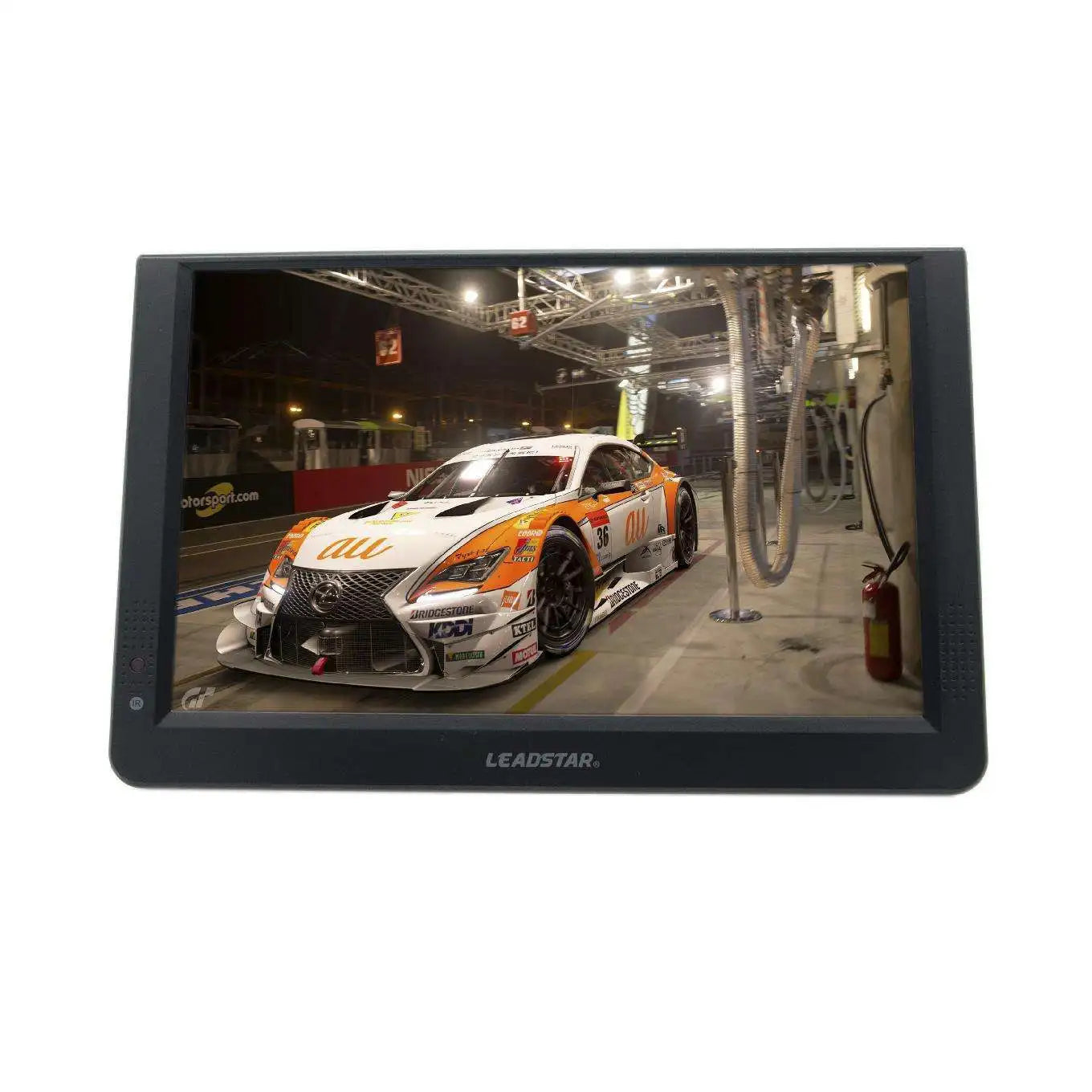10 Inch LCD Monitor Portable TV Digital Television with Built-in Battery DC 12V for Car Outdoor Travel Support AV USB TF Card