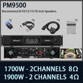 FUHAM PM9500 1700W Professional Power Amplifier 2 Channel High Power Audio Amp for DJ Stage Live Performance Disco Club Speaker