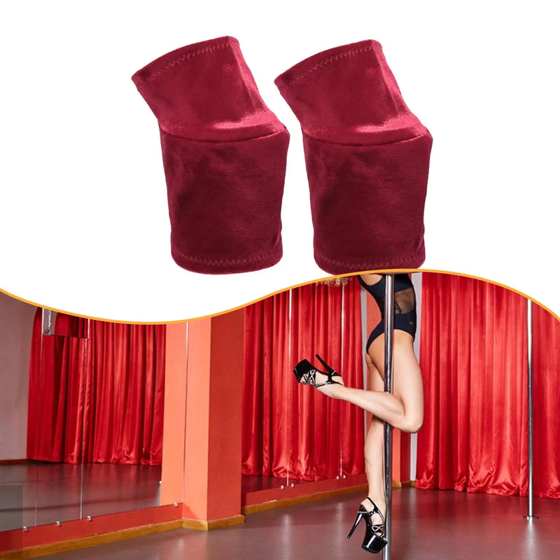 2Pcs Pole Dance Shoe Protectors Velvet Anti Scratch Stripper Shoe Protectors