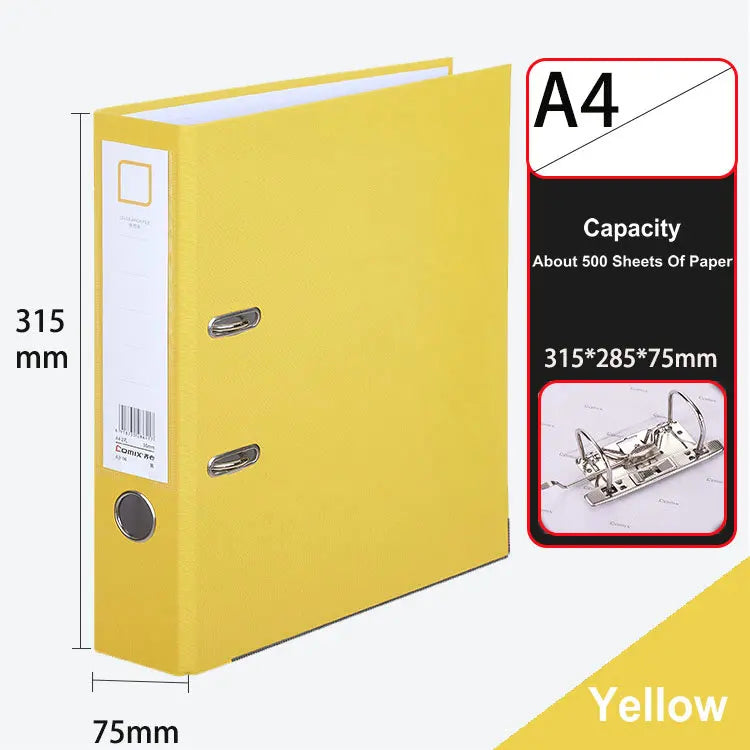 Multicolor Big Ring Binder A4 Lever Arch File Folder For Documents A4 File Organizer Lever Arch Folder On Rings Office Supplies