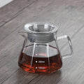 Glass Drip Coffee Maker,Diamond Design Glass Dripper and Filter Holder Manual Coffee Brewer for Home and Office
