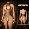 Women's Porn Sex Underwear Sexy Lingеrie Mesh Crotchless Bodystocking Bodysuit Full Body Stockings Open Bra Erotic Lingerie