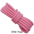 Coolstring Extra Long 5mm Round Shoelaces Sports Laces Colorful Pink Shoestrings Ropes for 350 High Boots 700 Roller Skates