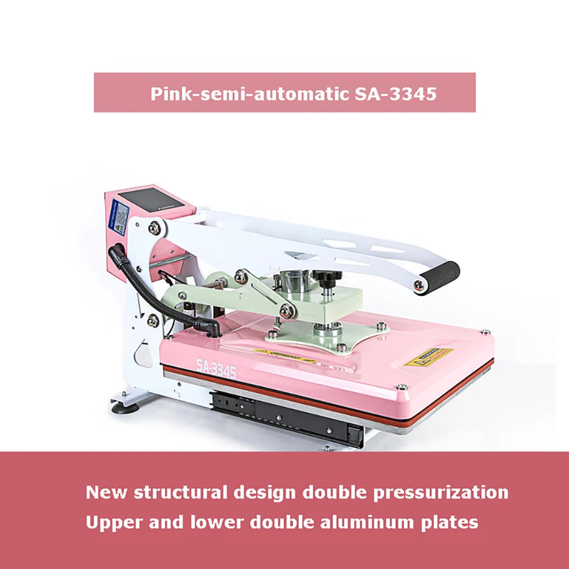 T-Shirt Hot Stamping Printer for Clothes Design Artwork Digital 330x450MM Tool Heating Transfer Press Printing Machin