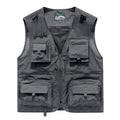 Men's Fishing Vest Breathable Multi Pocket Outdoor Mountaineering Cycling Camping Travel Photography Men's Sports Vest